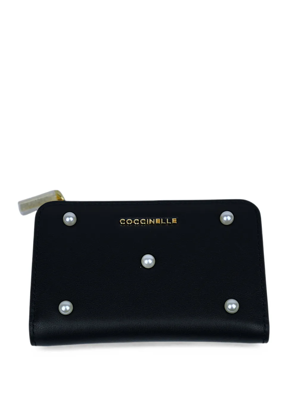 Coccinelle pearl-stud wallet - Nero