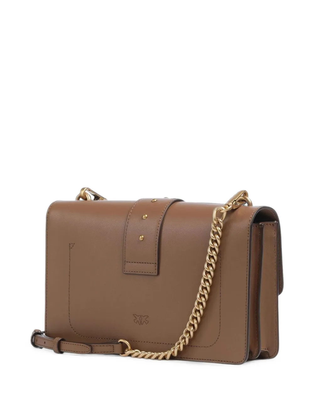 PINKO Schoudertas met studs Bruin