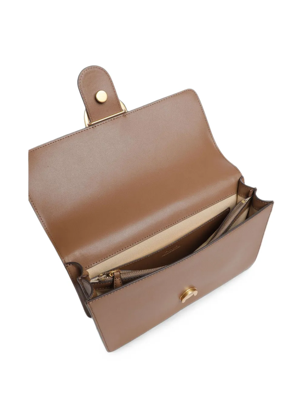 PINKO Schoudertas met studs Bruin