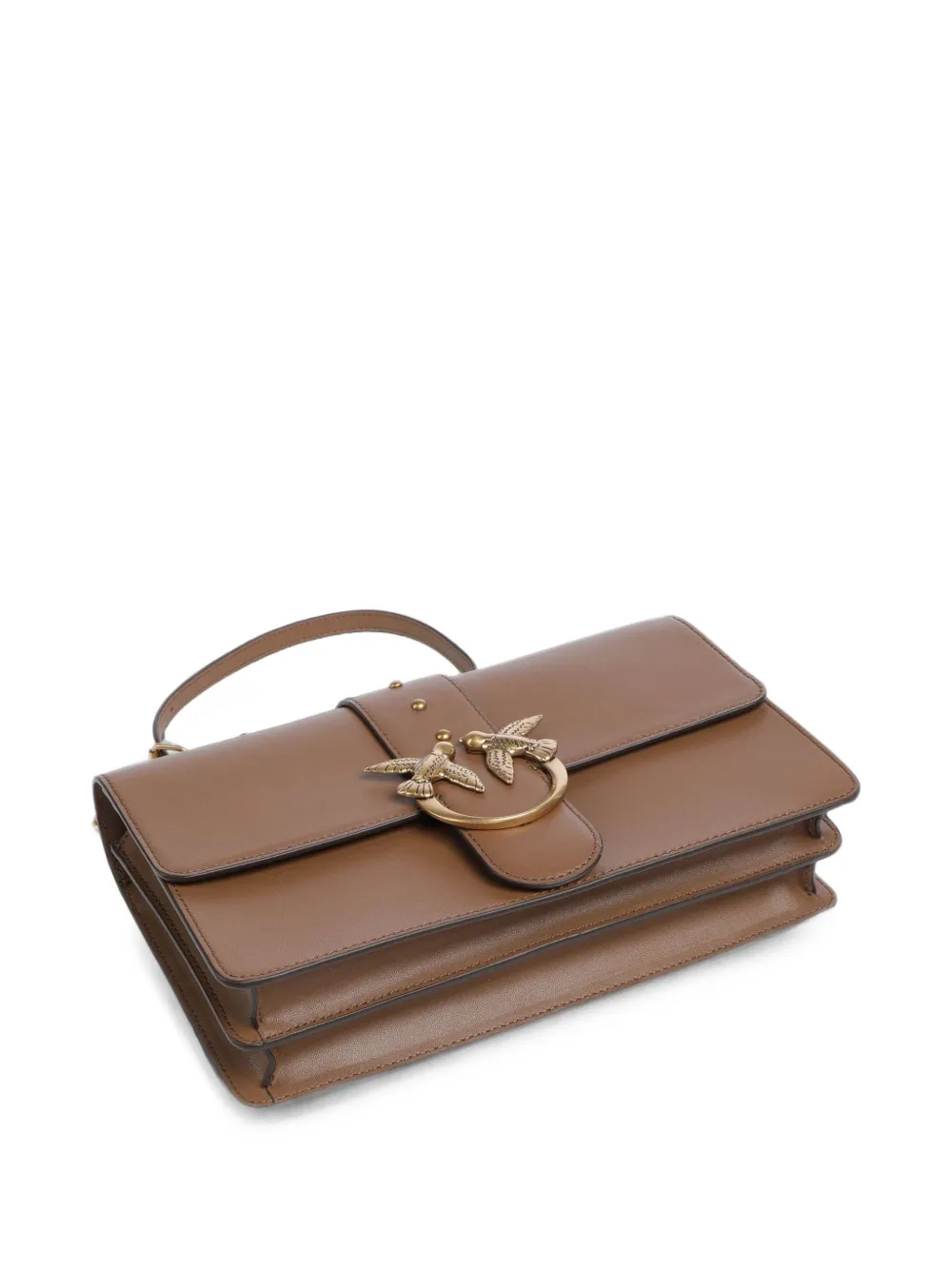 PINKO Schoudertas met studs Bruin