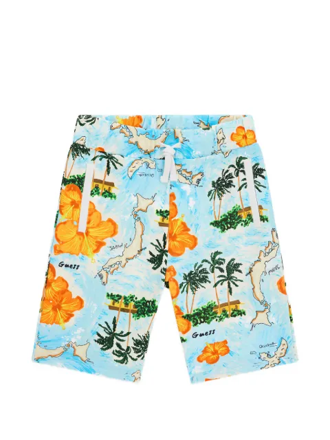 GUESS USA graphic-print shorts
