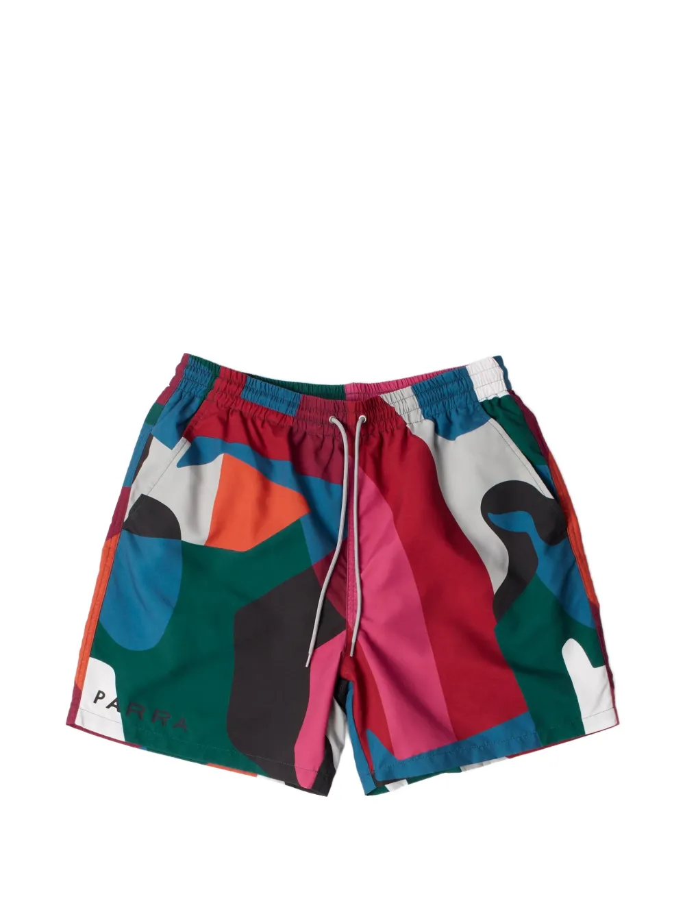 BY PARRA Ball To Face abstract-print swim shorts - Verde
