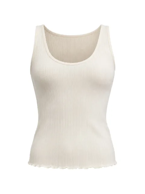 Drykorn Vendica ribbed lettuce-hem tank top