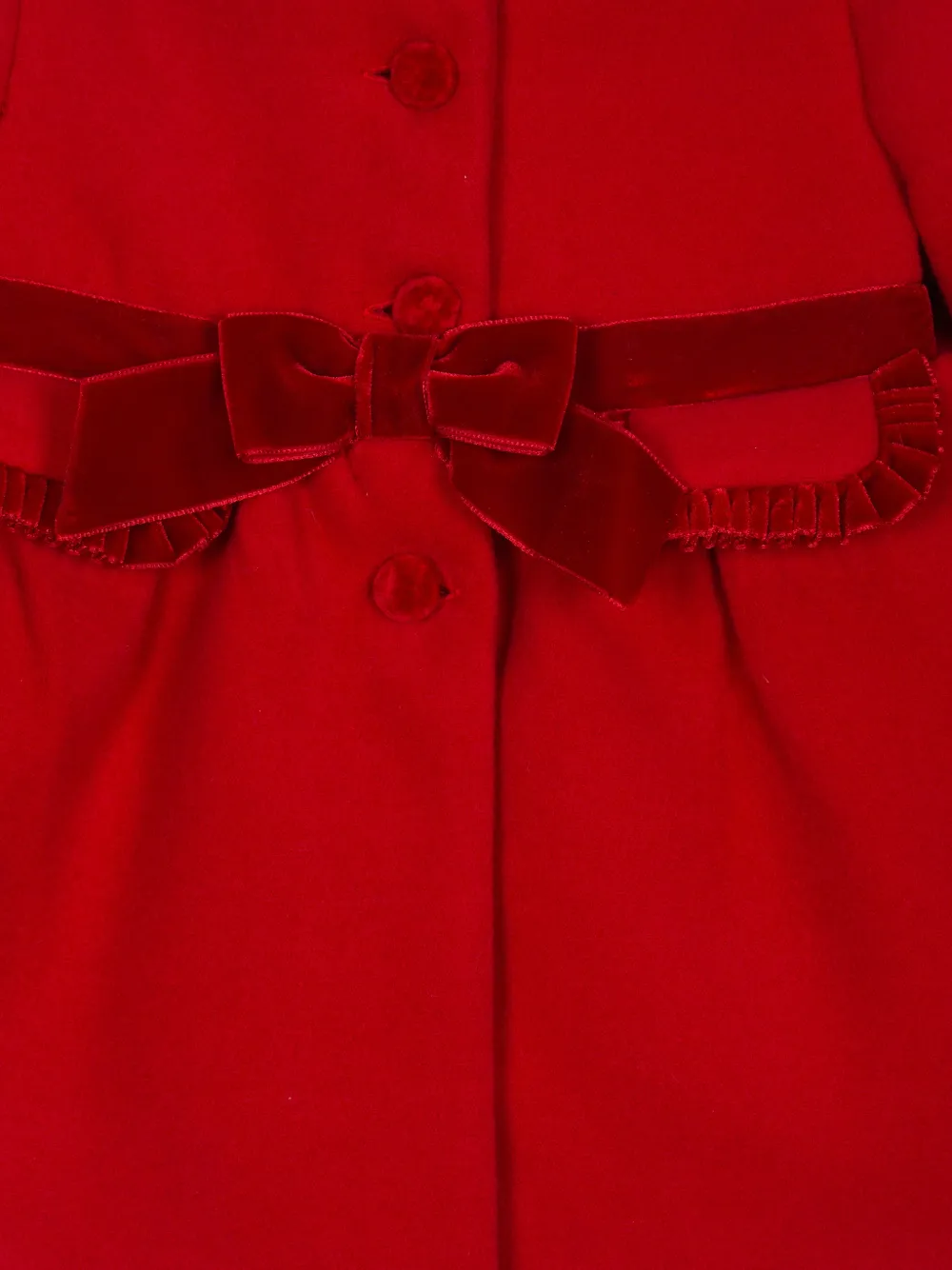 Patachou Jas met ruches en strikdetail Rood