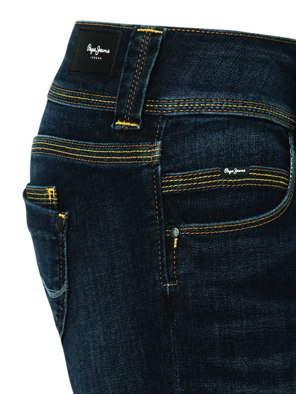 Pepe Jeans Venus low-waist slim-fit jeans Blauw