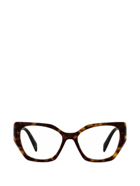 Prada Eyewear tortoiseshell-effect cat-eye frame glasses