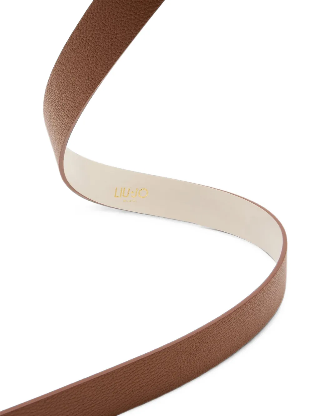 LIU JO Riem met logo-plakkaat Bruin
