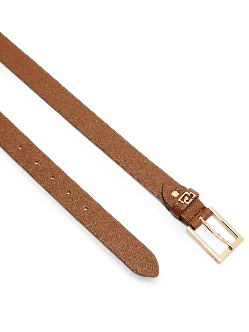 LIU JO Riem met logo-plakkaat Bruin