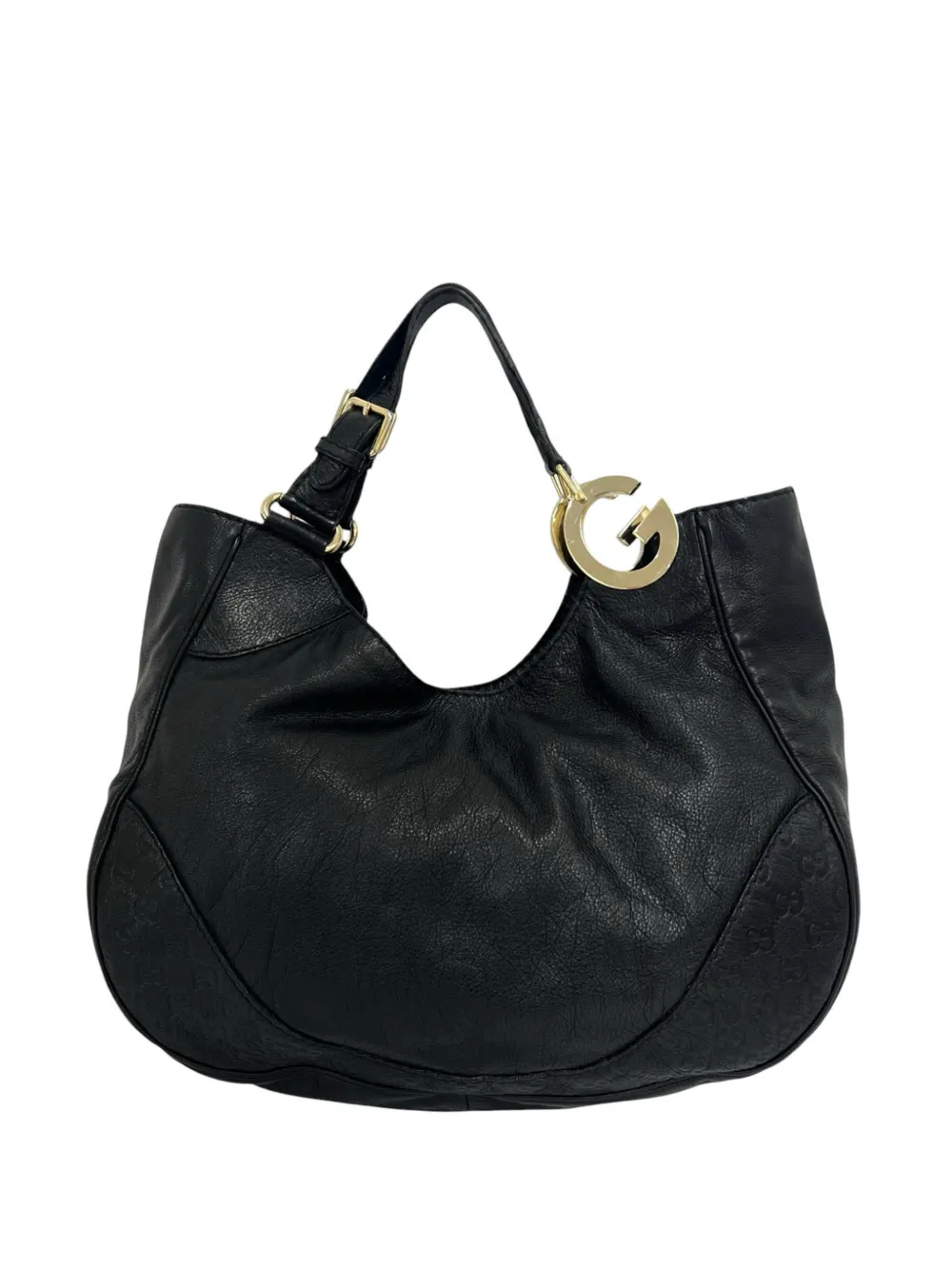 Gucci Pre-Owned 2000-2015 Guccissima Trimmed Charlotte tote bag - Nero