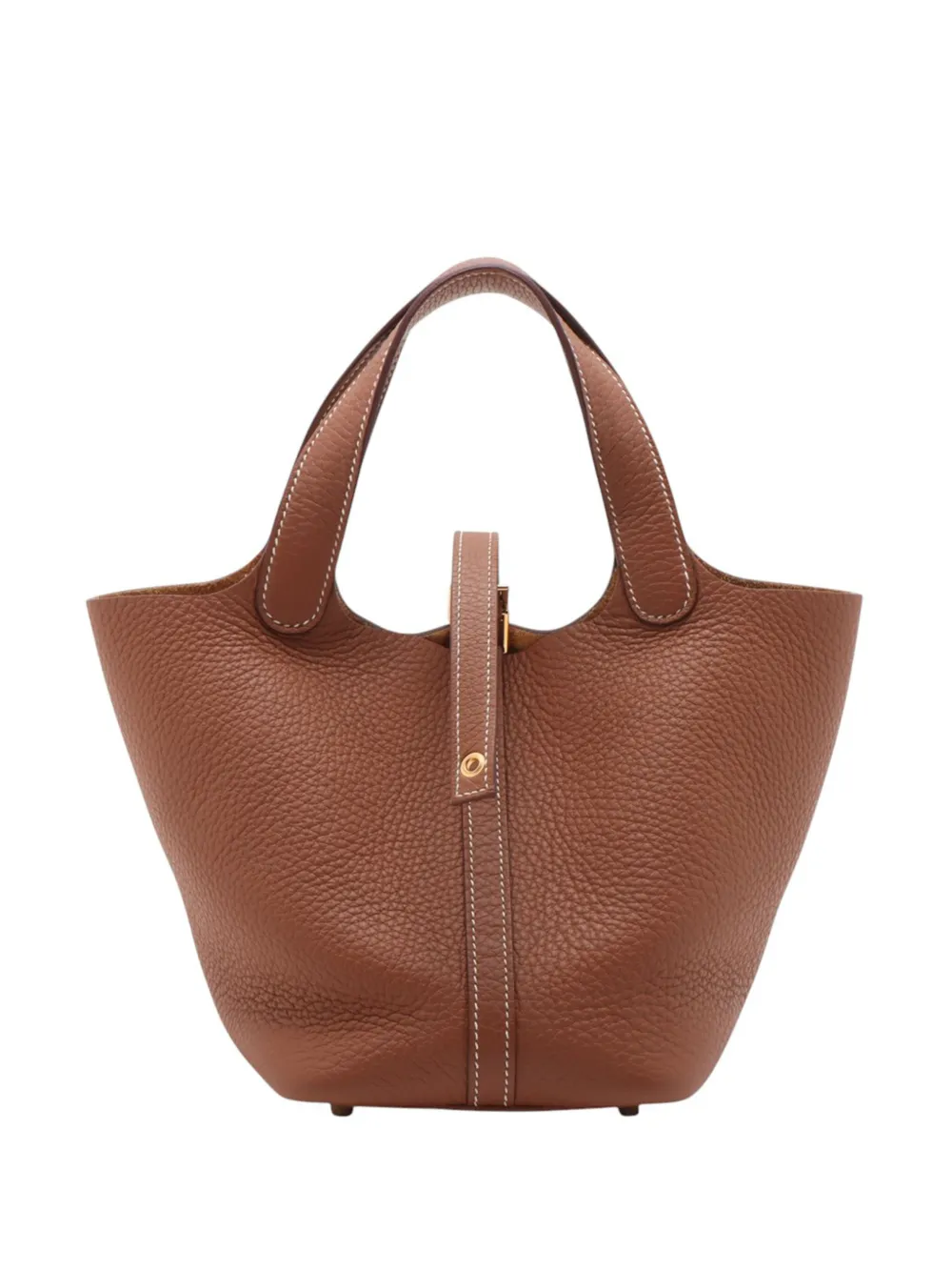 Hermès Pre-Owned 2023 Clemence Picotin Lock 18 handbag - Marrone