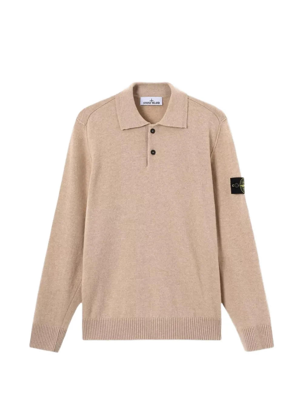 Stone Island Maglione 5100018 girocollo in lana leggera geelong - Toni neutri