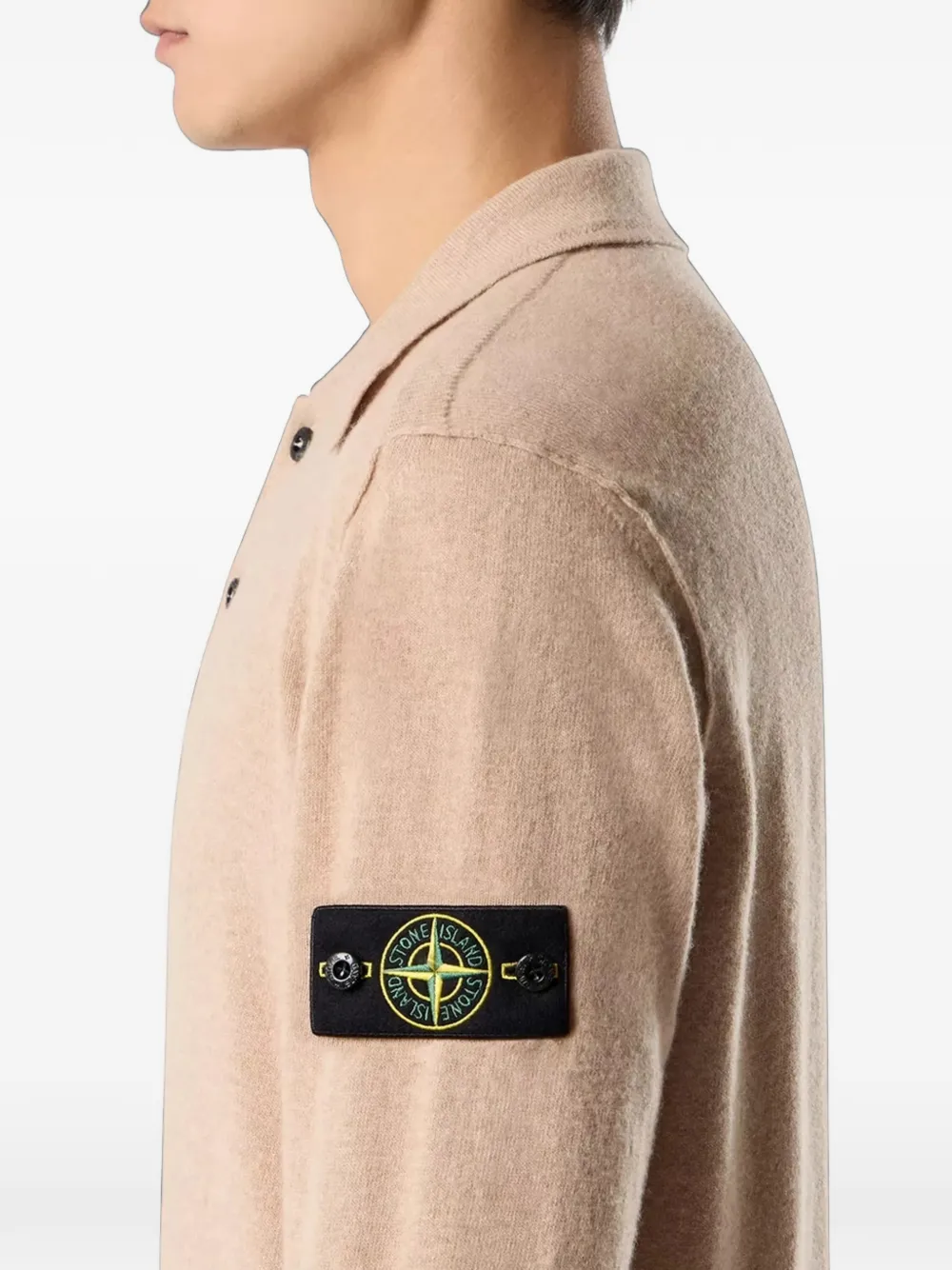 Stone Island 5100018 RWS Geelong wollen trui Beige