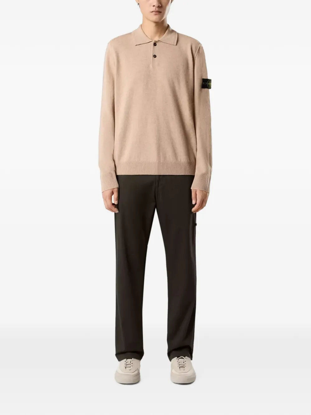 Stone Island 5100018 RWS Geelong wollen trui Beige