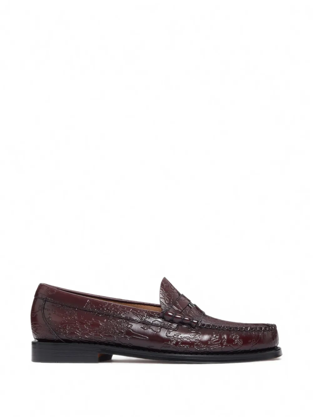 G.H.Bass Larson Weejuns Loafer mit Prägung - Rot