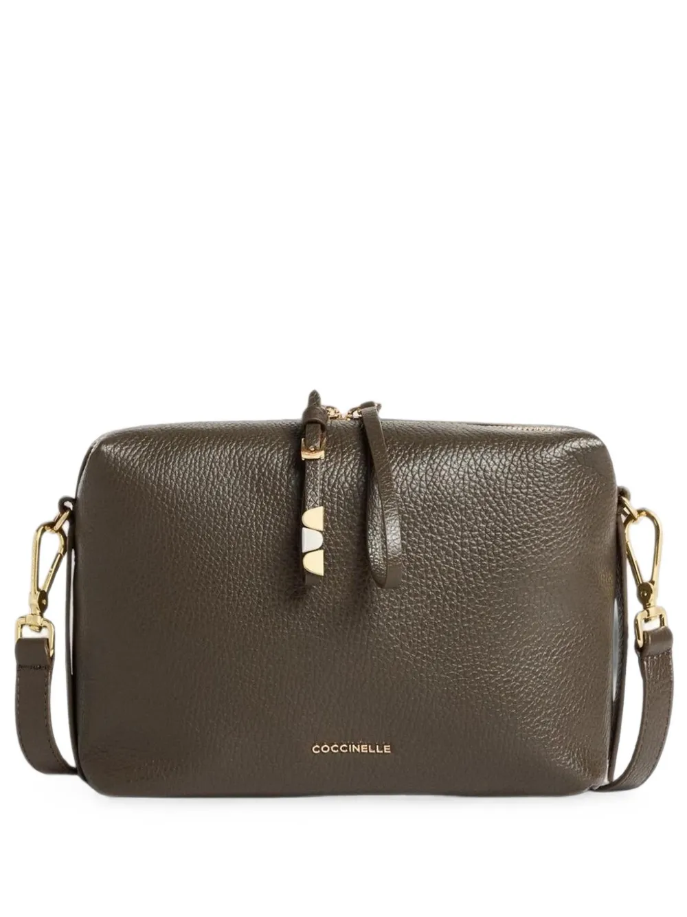 Coccinelle small Nory leather cross body bag - Verde