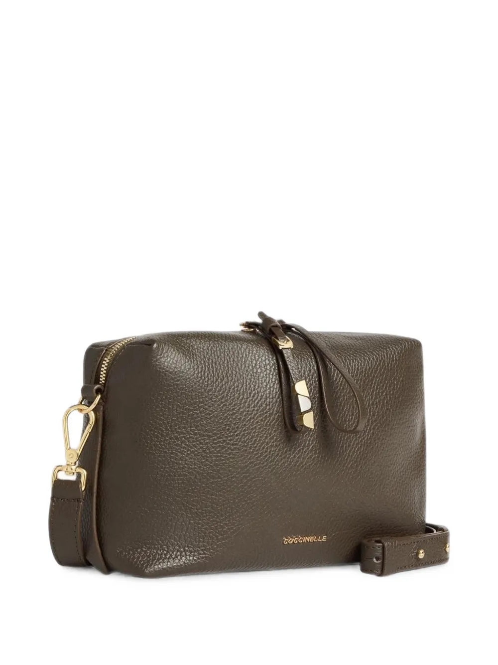 Coccinelle Kleine Nory leren crossbodytas Groen