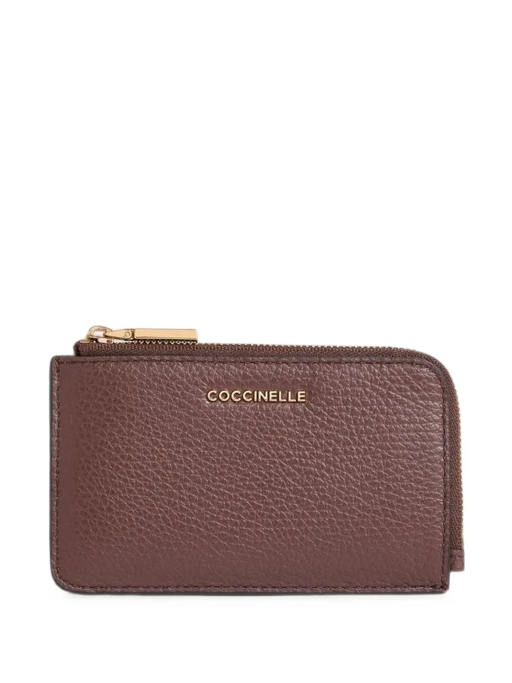 Coccinelle Metallic card holder - Marrone