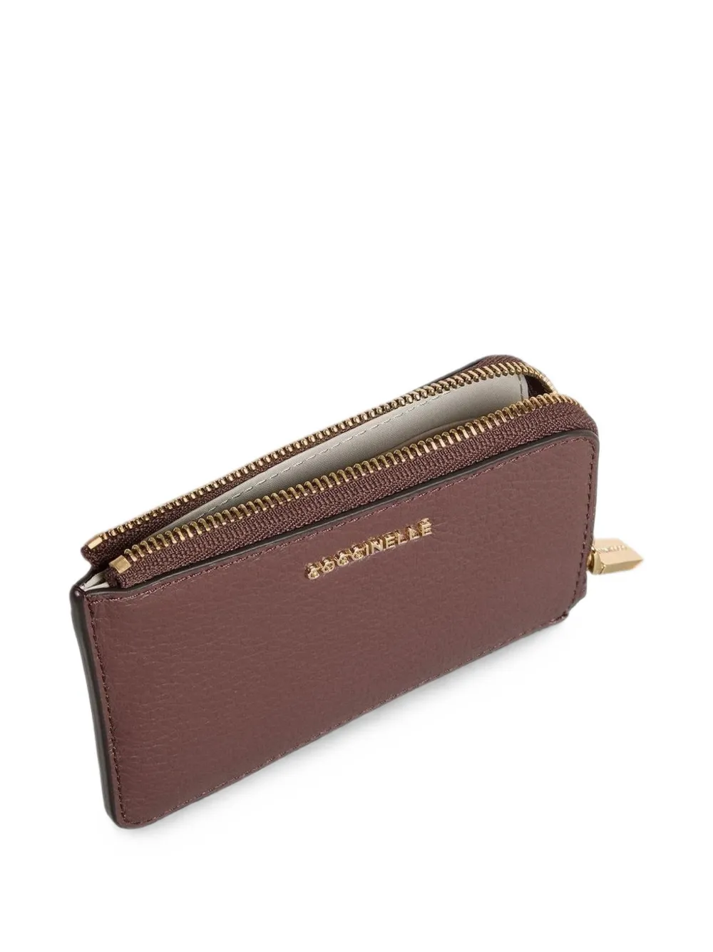 Coccinelle Metallic pasjeshouder Bruin