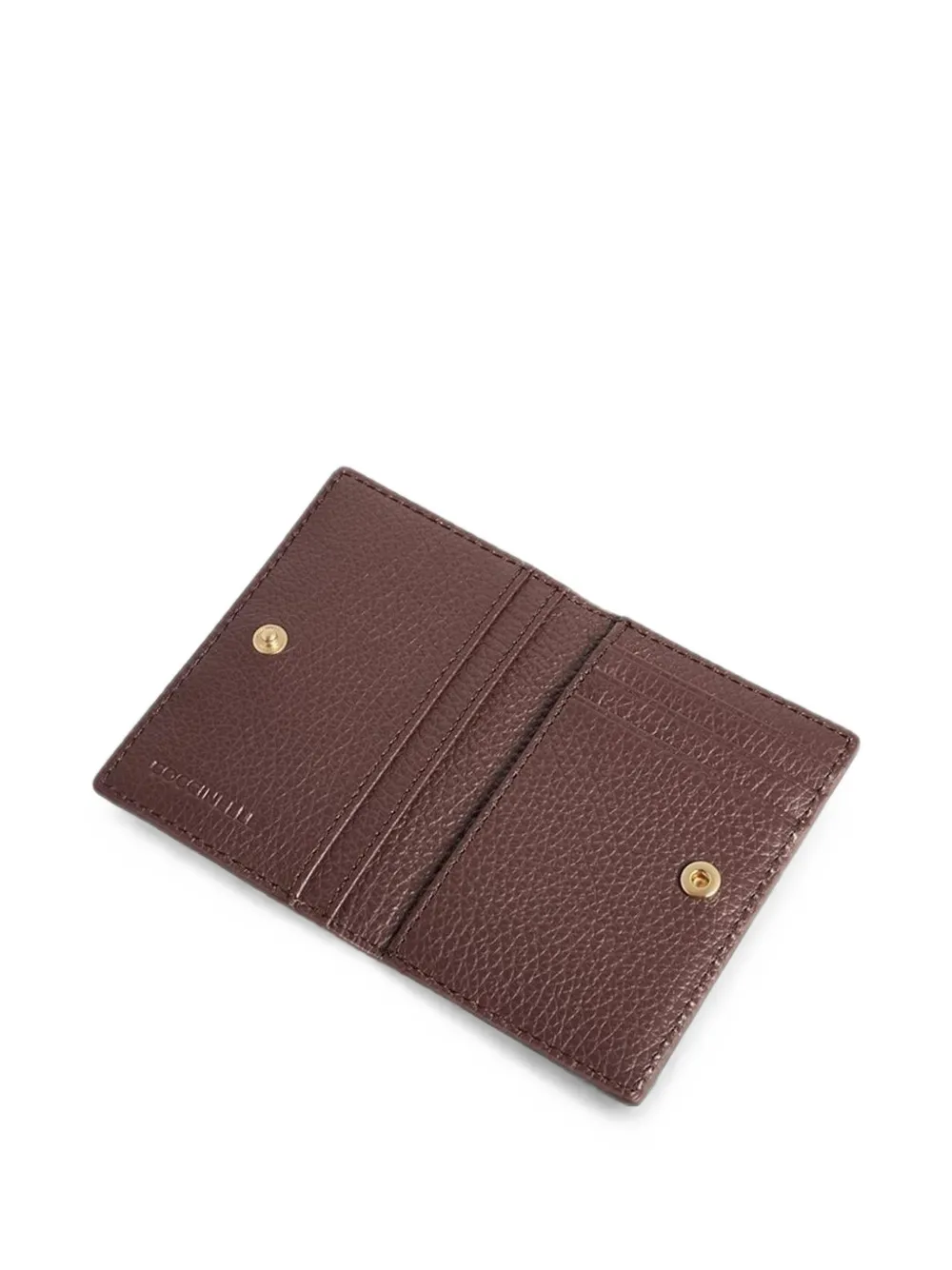 Coccinelle Metallic leren portemonnee Bruin