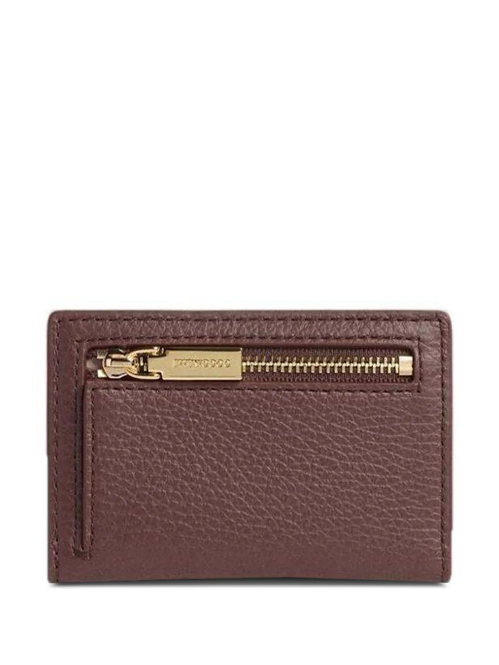 Coccinelle Metallic leren portemonnee Bruin