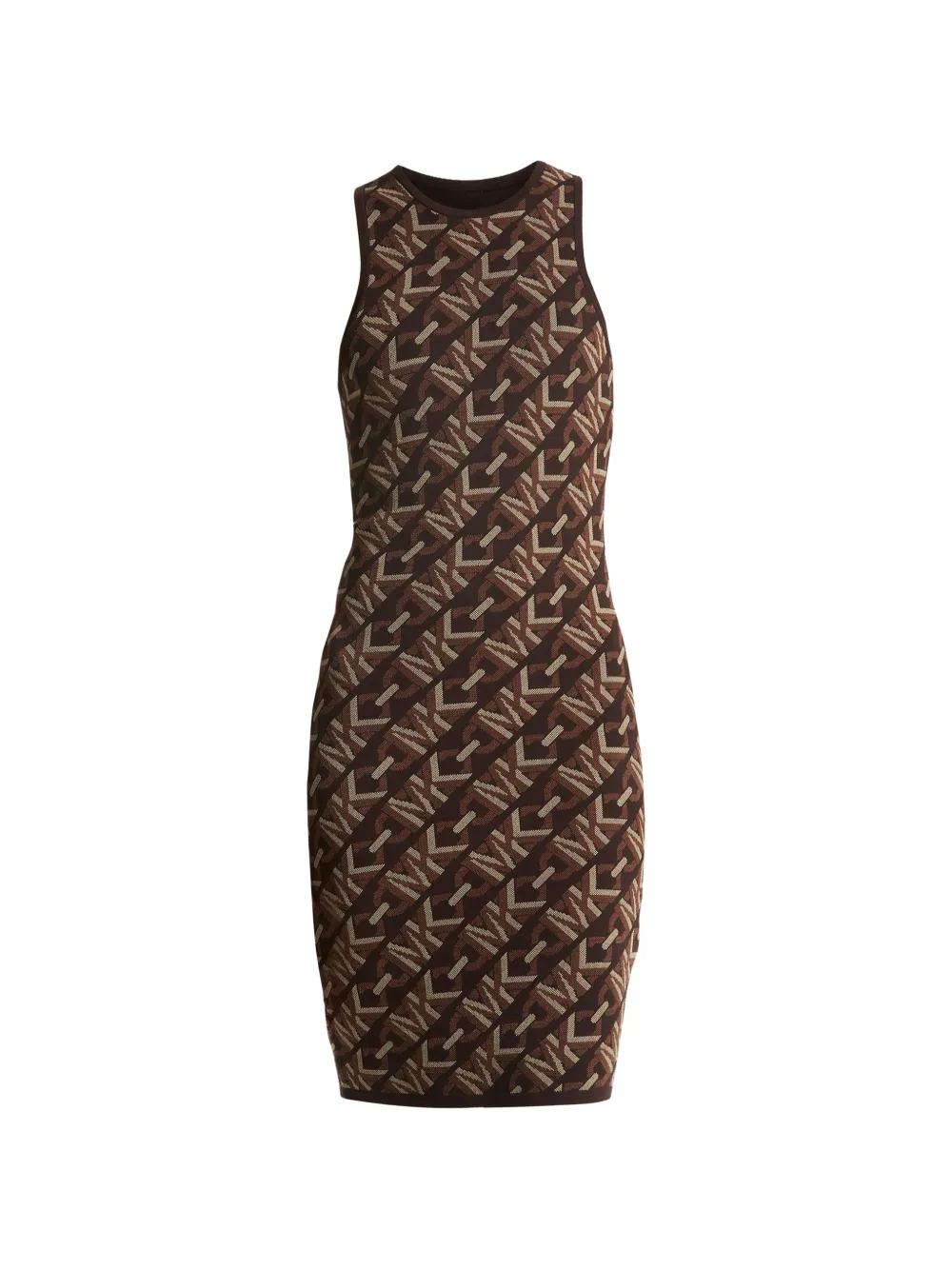 Michael Kors logo-print mini dress · L