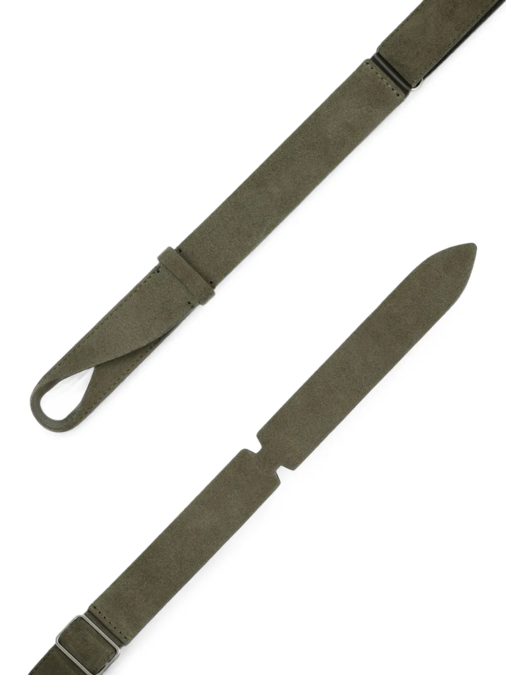 Orciani Nobuckle riem Groen