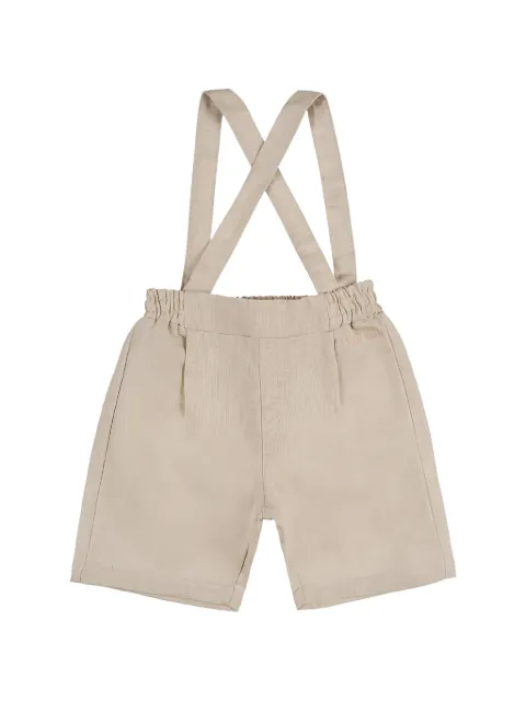 NANAN suspenders-strap shorts