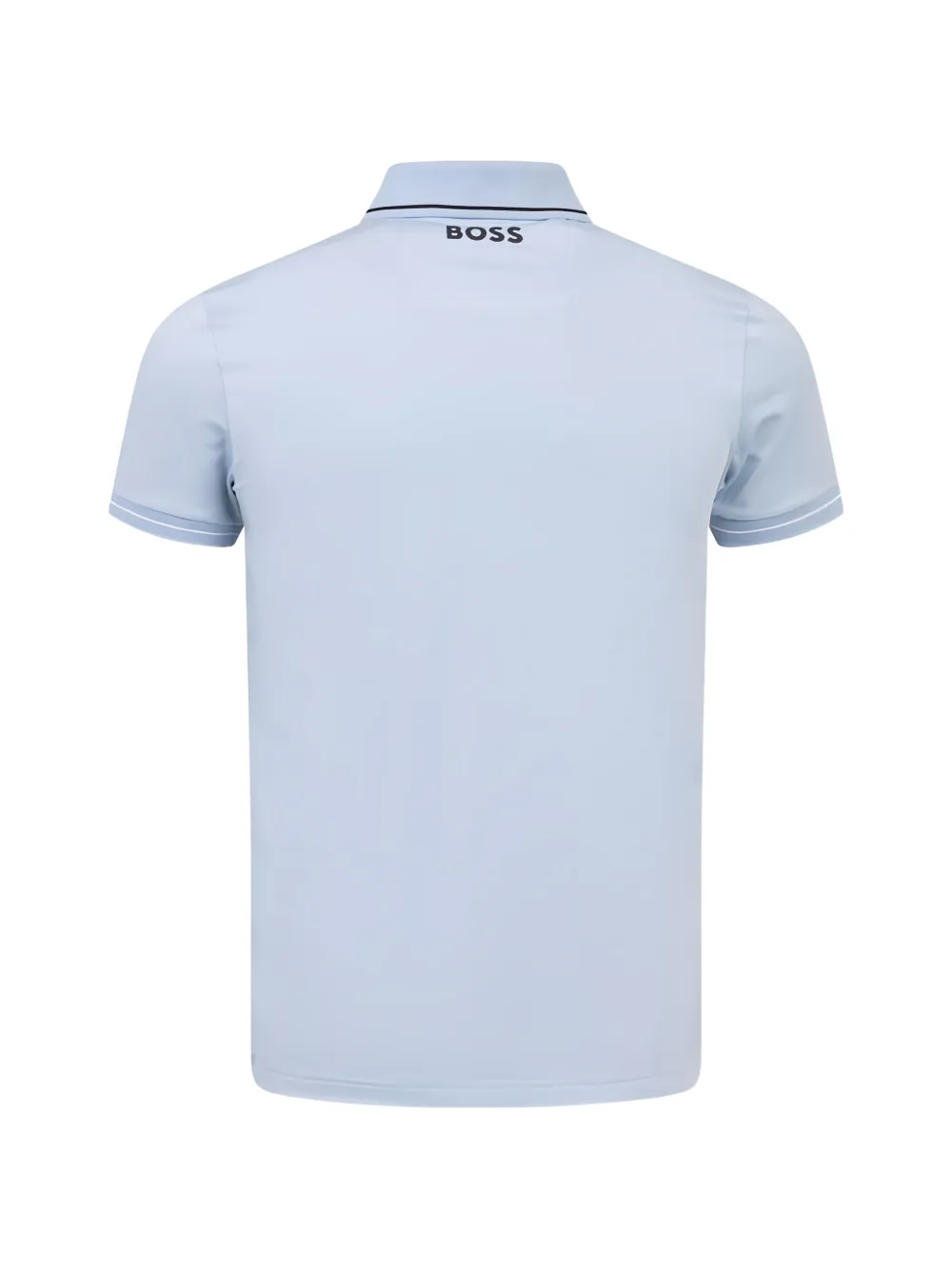 BOSS Poloshirt met logoprint Blauw