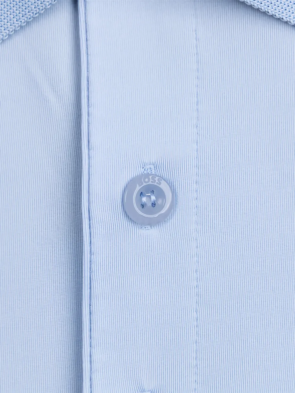 BOSS Poloshirt met logoprint Blauw