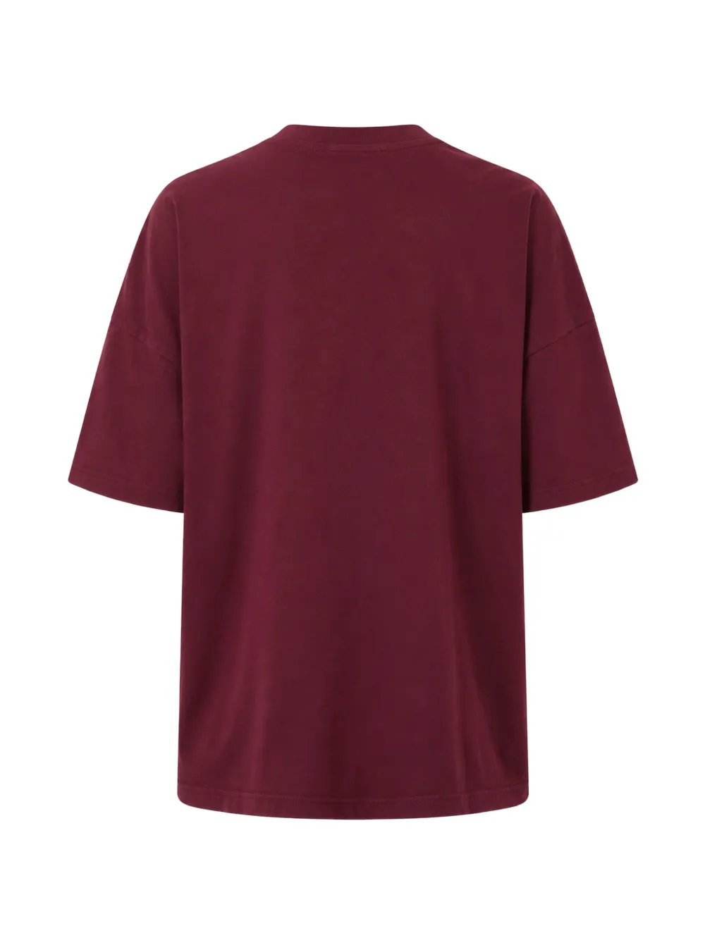 American Vintage Fizvalley T-shirt met ronde hals Rood