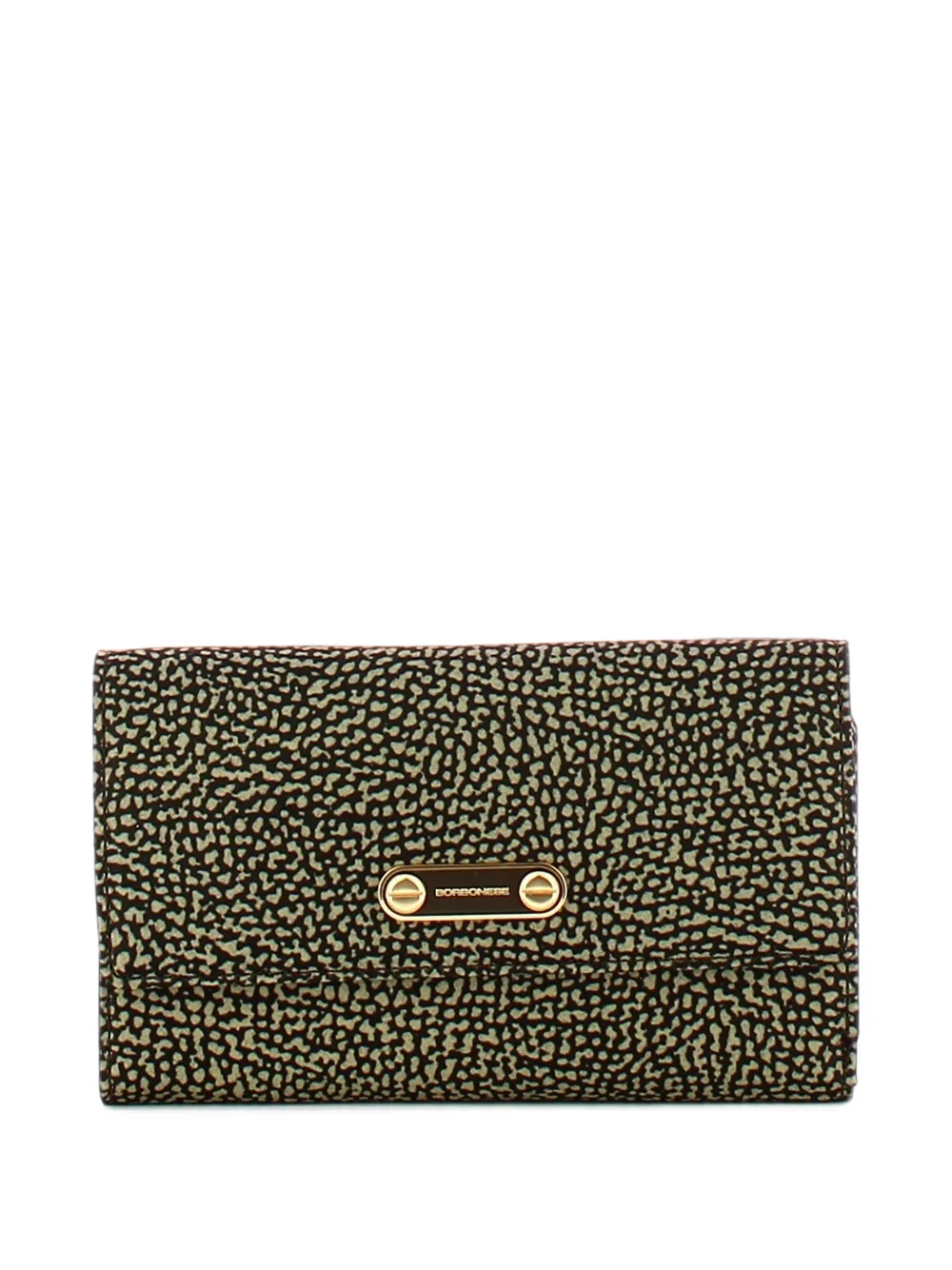 Borbonese Op-print Foldover Wallet In Blue