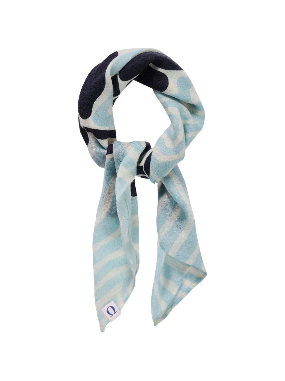 Himalaya Clothing floral-print cashmere scarf - Blu