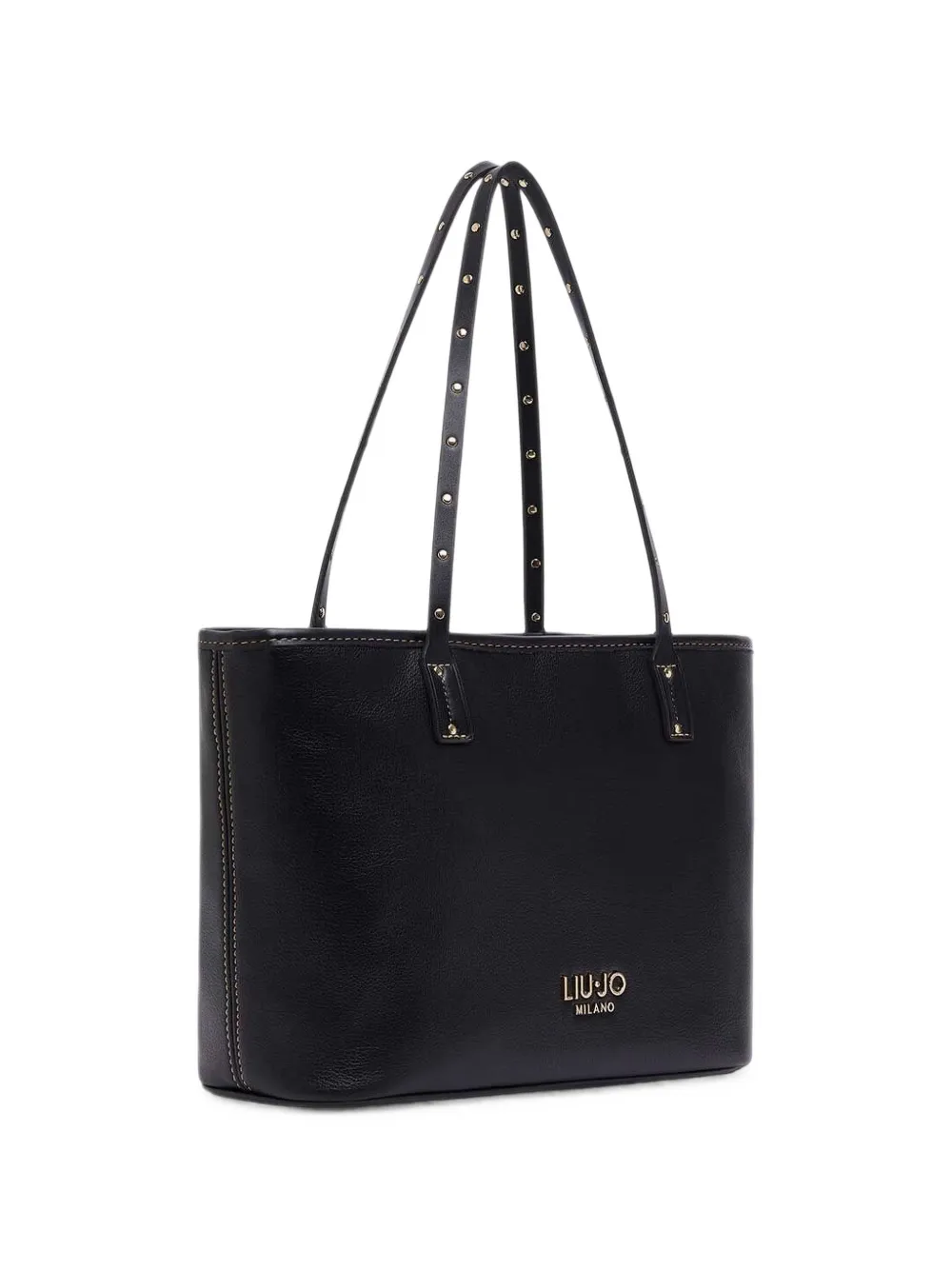 LIU JO Shopper met nerf-effect en studs Zwart