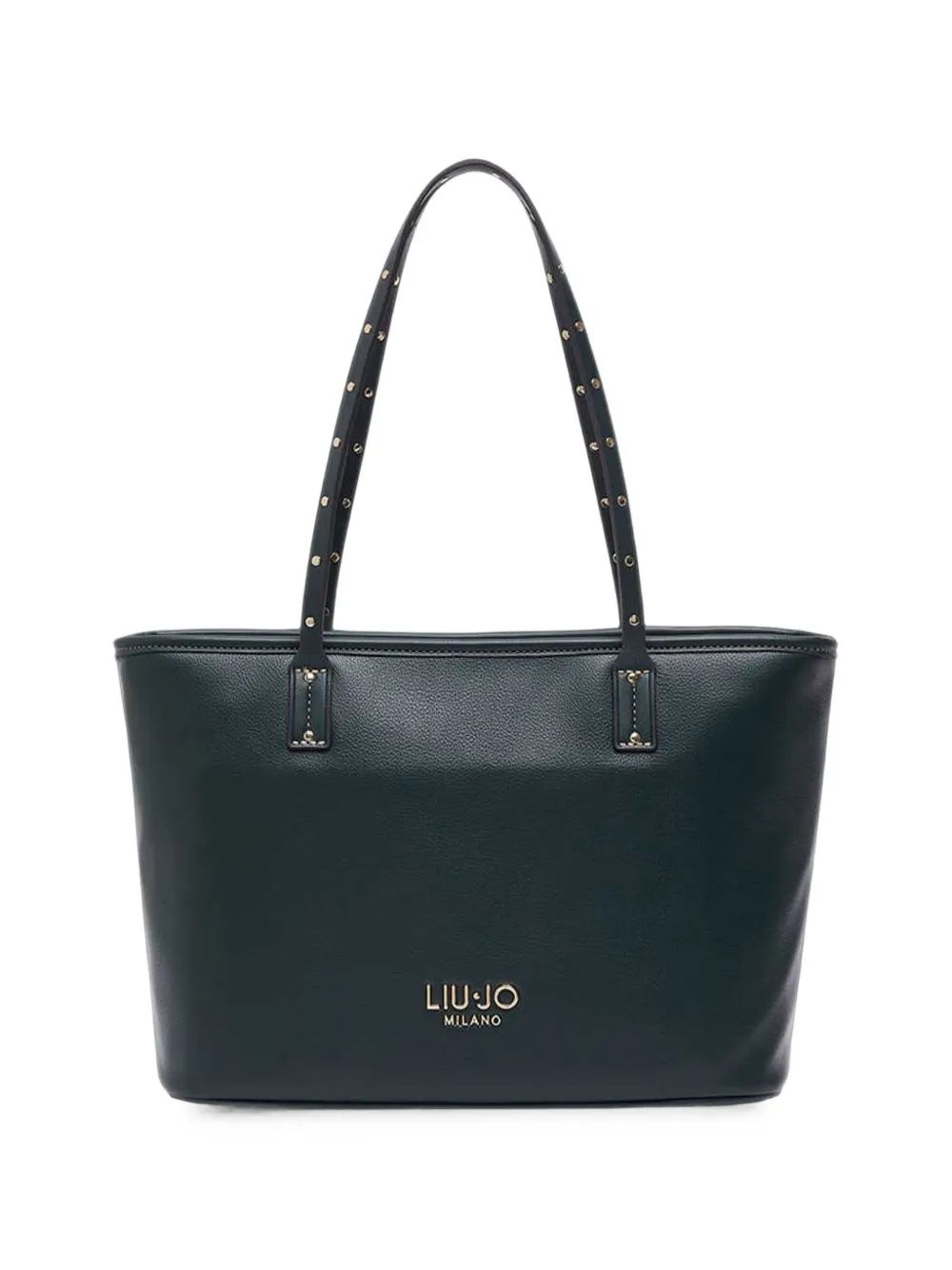 LIU JO stud-embellished tote bag - Verde