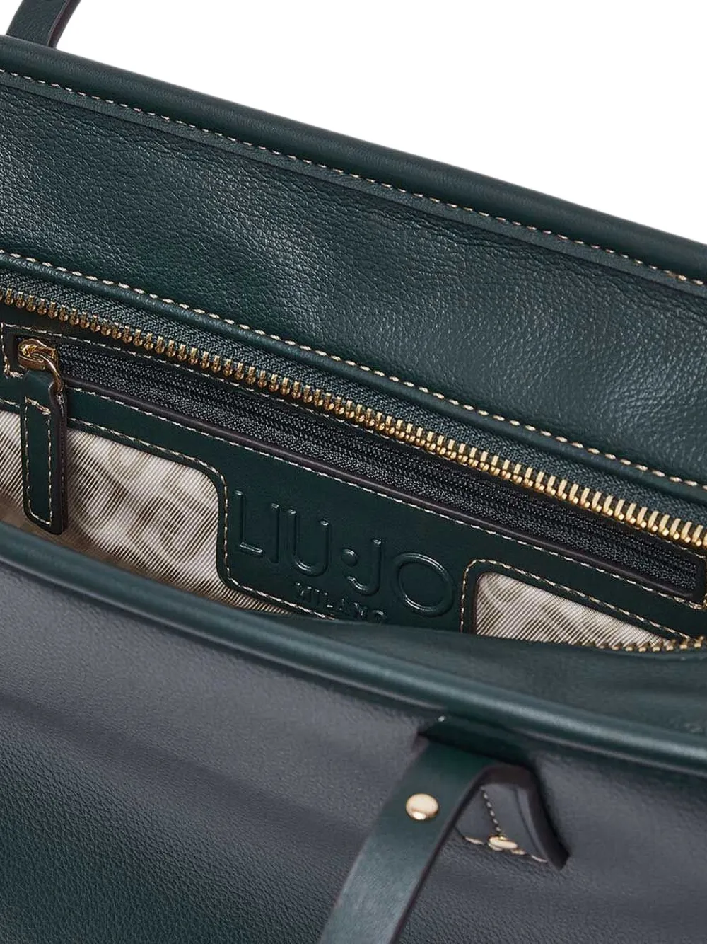 LIU JO Shopper verfraaid met studs Groen