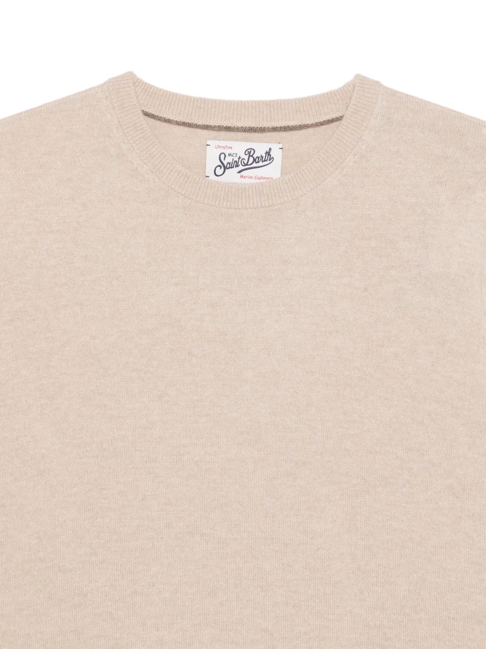 MC2 Saint Barth Regent crew-neck wool sweater Beige