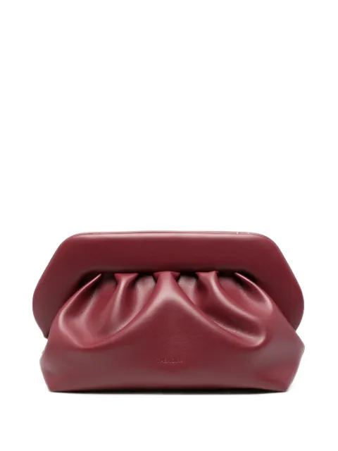 Themoirè ruched tote bag