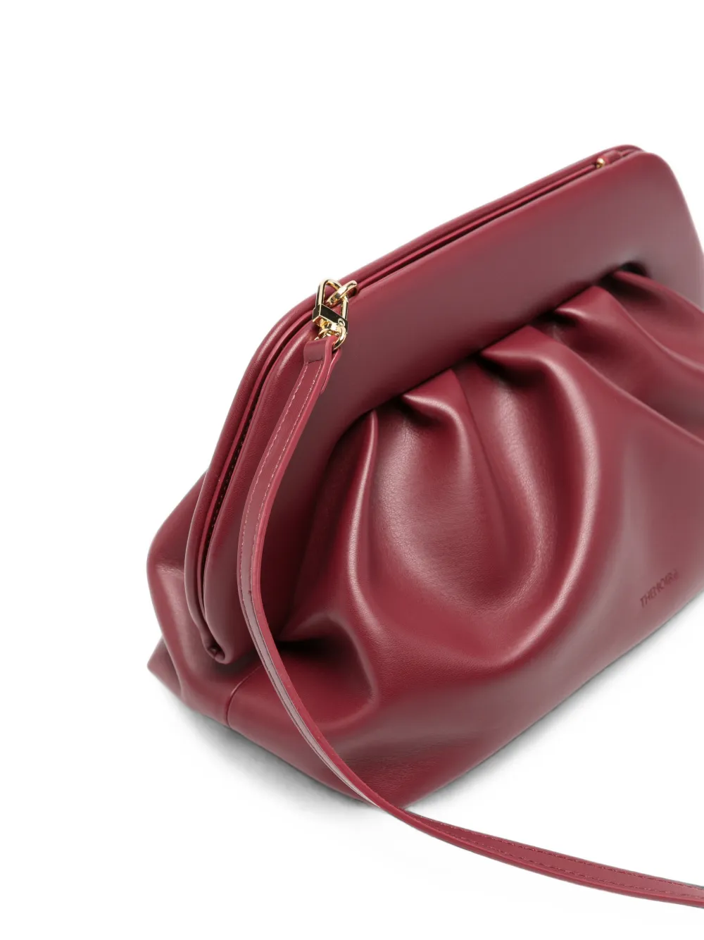 Themoirè Shopper met ruches Rood