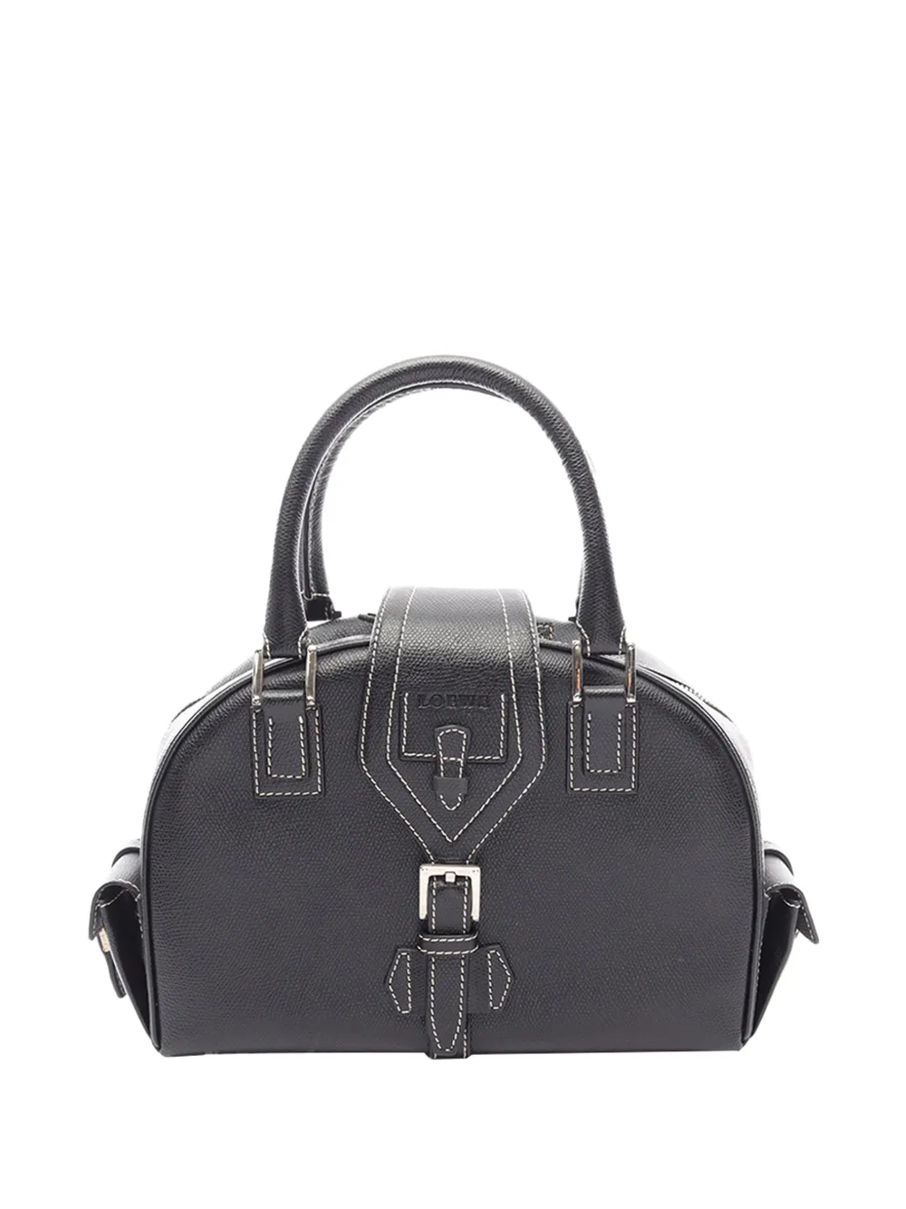 Loewe Pre-Owned 2000-2010 Leather Senda handbag - Nero