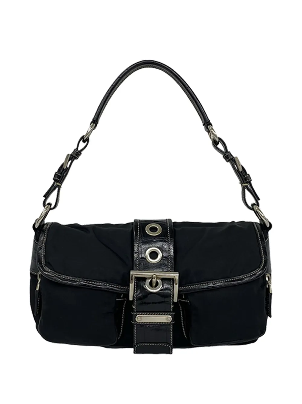 Prada Pre-Owned 2013-2026 Tessuto shoulder bag - Nero