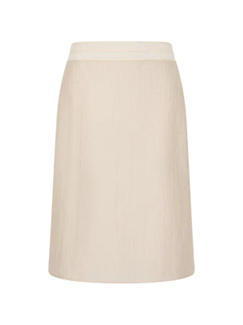 SIR. Nora lace-trim midi skirt