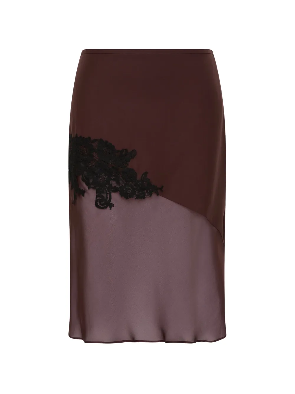SIR. Noria lace-appliqué midi skirt