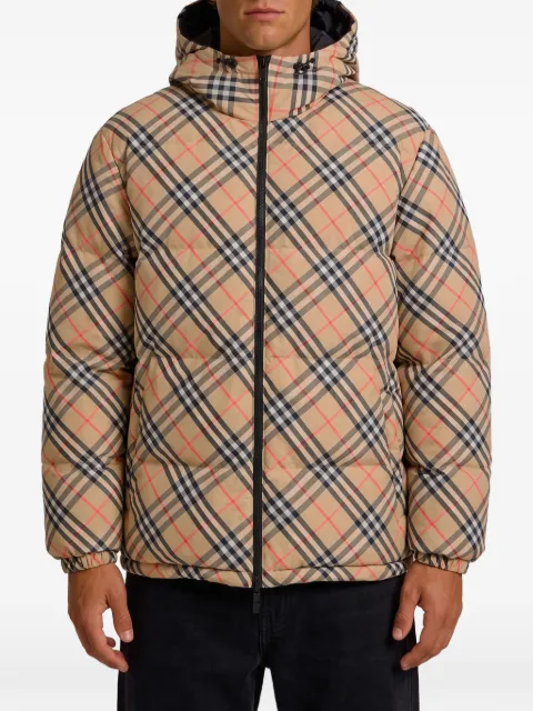 Burberry reversible Snowdonia Check down jacket