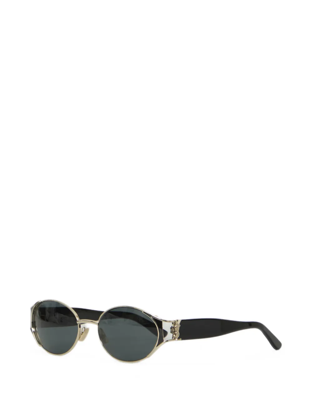 Saint Laurent SL M919 Cassandre-detail round-frame sunglasses Goud