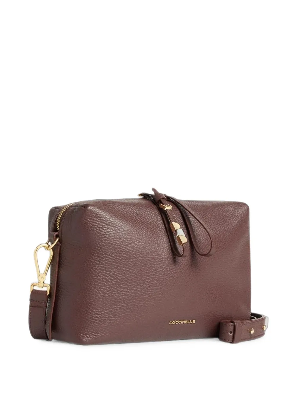 Coccinelle Kleine Nory leren crossbodytas Rood