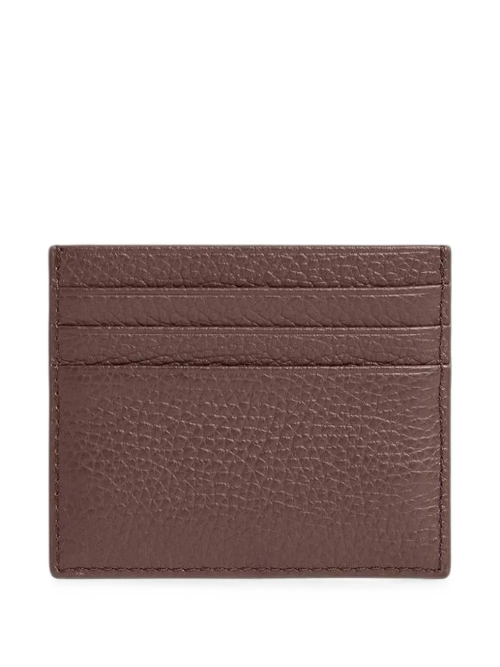 Coccinelle Metallic leren pasjeshouder Bruin