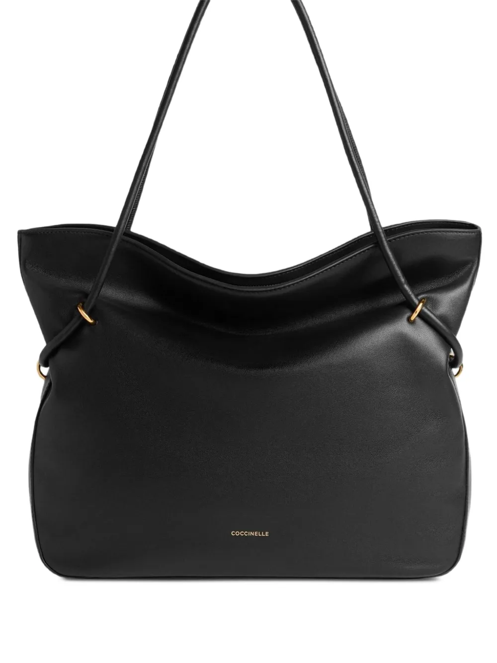 Coccinelle medium Lizzie leather shoulder bag - Nero