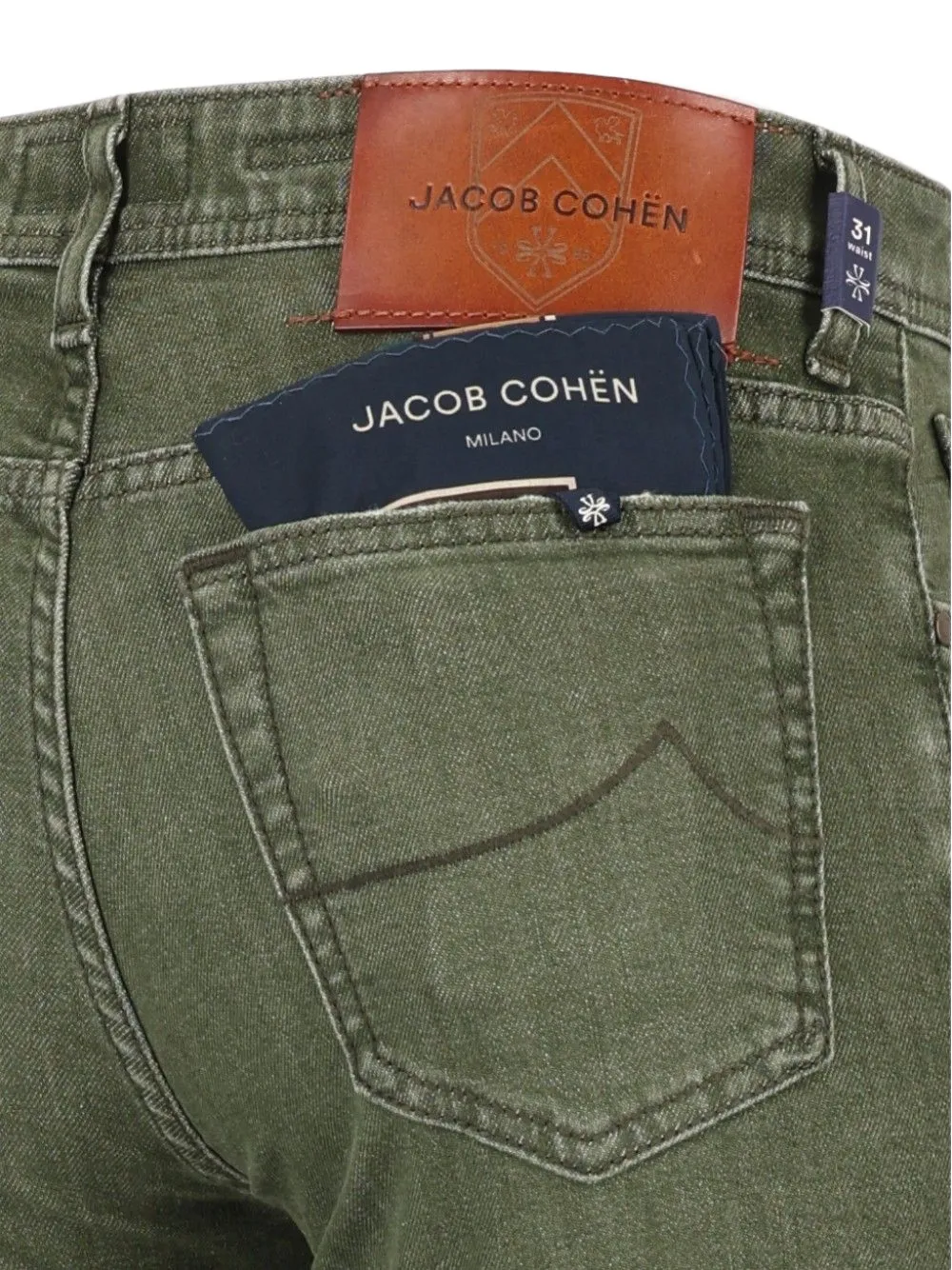 Jacob Cohën Bard slim-fit jeans Groen