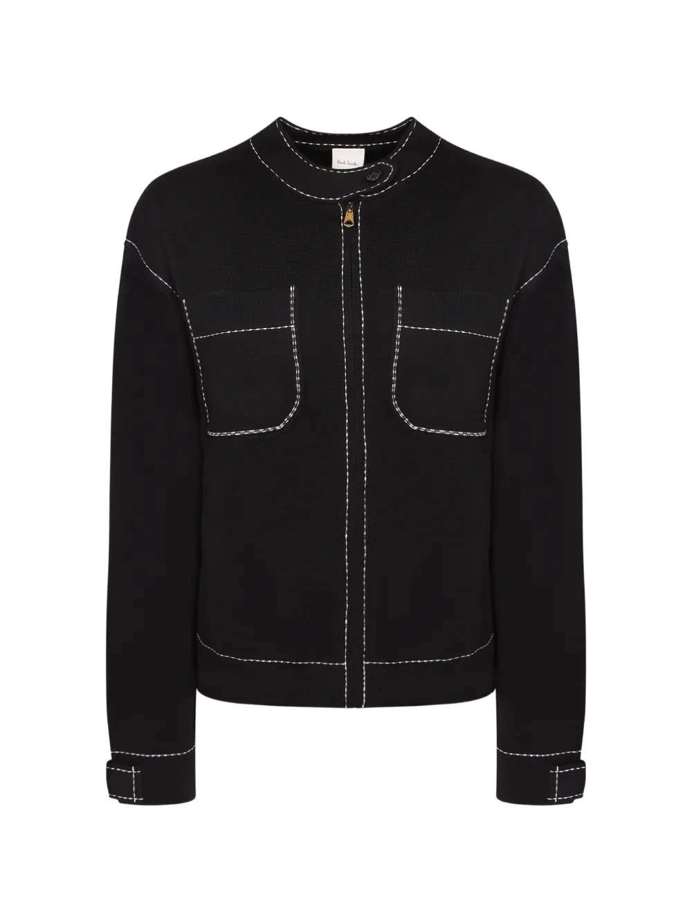 Paul Smith contrast-stitch zip-up jacket