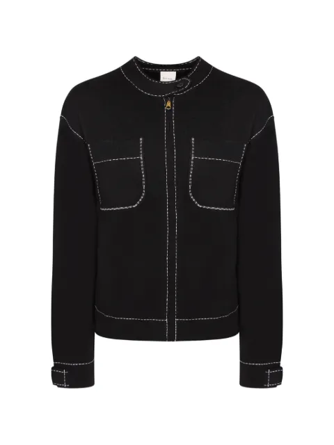 Paul Smith contrast-stitch zip-up jacket